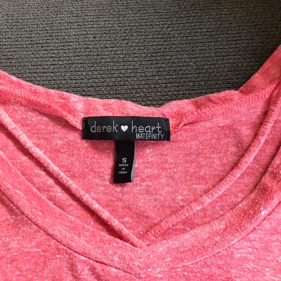 Red Maternity Shirt, Size Small - Picture 2 of 2